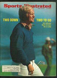 1972 Sports Illustrated JACK NICKLAUS Wins US Open  