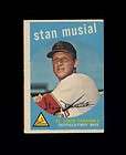 Stan Musial 1959 Topps Baseball Thrills Card #470  