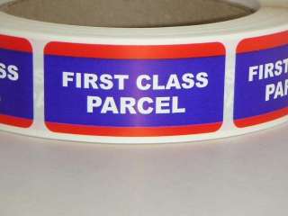 FIRST CLASS PARCEL USPS Stickers Labels 500/rl  