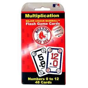  MLB Red Sox Multiplication Flash Cards Toys & Games
