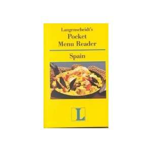    Langenscheidt 293158 Pocket Menu Reader Spain