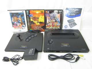 NEO GEO Neogeo AES Console System Boxed + 3 Games Neogeo SNK Import 