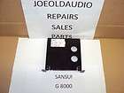 Sansui G8000 Original Power supply Fuse Board Cover Used Tested. Free 