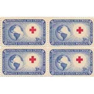  International Red Cross, Globe and Sun Set of 4 x 3 Cent 