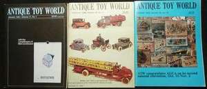 Antique Toy World Magazine 17 Issues 1987 1990 Free S&H  