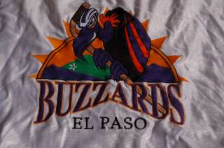 1996 97 El Paso Buzzards (WPHL) Game Worn Used Jersey  