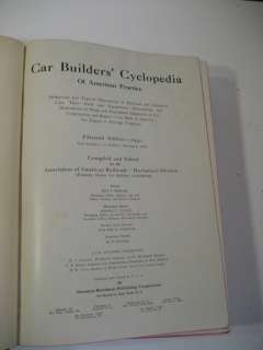 CAR BUILDERS CYCLOPEDIA Simmons Boardman 1940 HC  