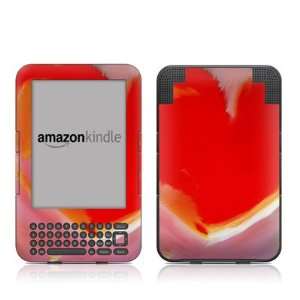 Heart Design Protective Decal Skin Sticker for  Kindle Keyboard 