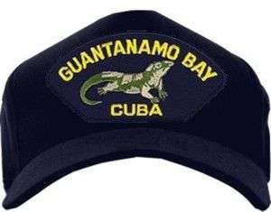 GUANTANAMO BAY CUBA IGUANA MADE IN USA HAT CAP  