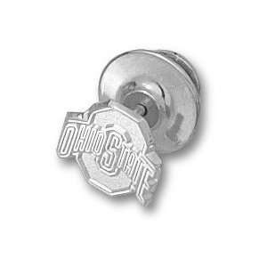  Ohio State Square 3/8in Pin Sterling Silver Jewelry