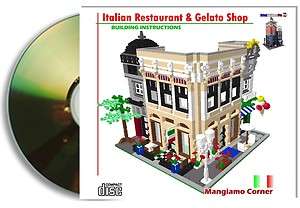 Custom Italian Restaurant Instructions, Use with Lego  