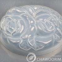 Two rose 1 cavity NO.26 Flexible Molds Soap Molds Body Butter Molds 