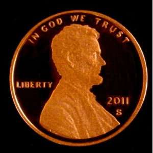   Lincoln Shield Cent PROOF Lincoln Memorial Penny 
