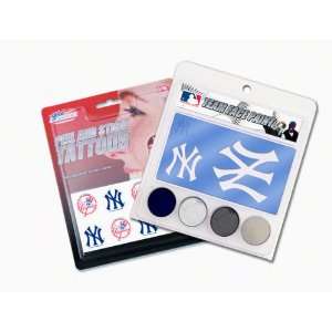  New York Yankees Face Paint and Tattoo Pack: Toys & Games