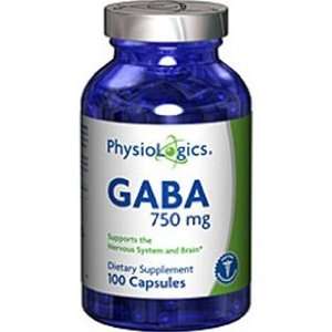 Physiologics   GABA 750 mg 100 caps