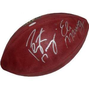  Peyton and Eli Manning Autographed Duke Football Sports 