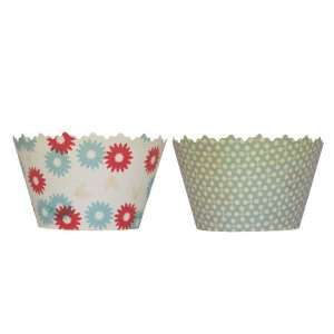   Dots Cupcake Wrappers   Set of 12   Liners Great for Retail Bakery