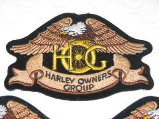 LOT HARLEY OWNERS GROUP HOG EAGLE PATCHES NEW  