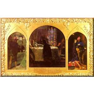The Eve of Saint Agnes 16x10 Streched Canvas Art by Hughes, Arthur 