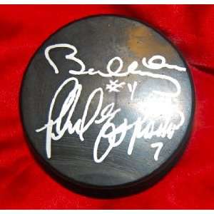   Phil Esposito Hand Signed Autographed Ice Hockey Puck 