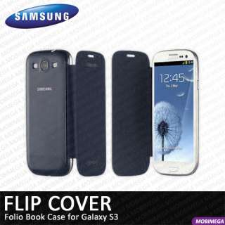   Samsung EFC 1G6FBECSTD Original Battery Flip Cover Galaxy SIII S3 Blue