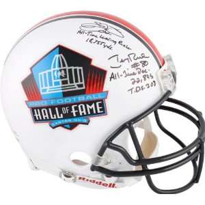 Emmitt Smith and Jerry Rice Autographed Helmet  Details 5 
