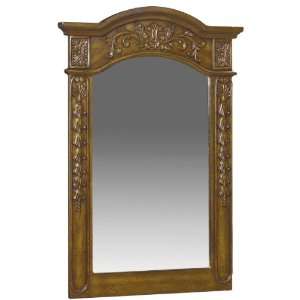   Foret BF80049 Antique Pine Single Framed Mirrors