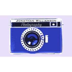  Blue Camera Photography Business Cards