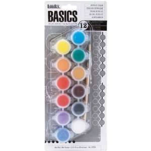 Basics Acrylic Paint Pots 12 Colors Toys & Games
