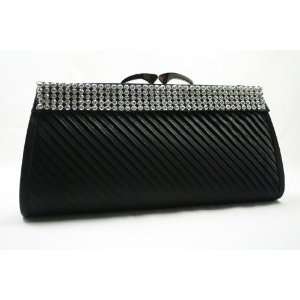   Sophisticated Clutch Evening Purse with Rhinestones 