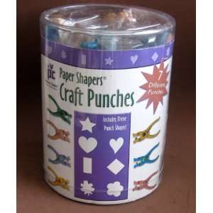   Craft   Paper Shapers Craft Punches   7 Different Punches Toys