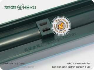 HERO Fountain Pen    Classics 616 Gold Cap    # PH616G