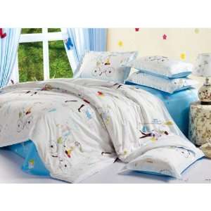  Cotton twill bedding pure cotton is covered 4 times