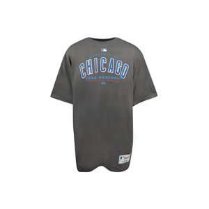 Chicago Cubs Road Property of Heavyweight T shirt by Majestic  