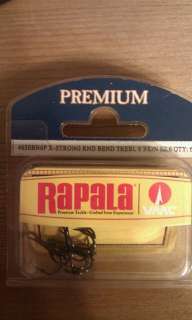 Choice Rapala VMC® Premium Treble Hooks Gold or Chrome  