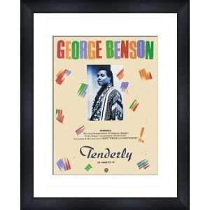  GEORGE BENSON Tenderly   Custom Framed Original Ad 