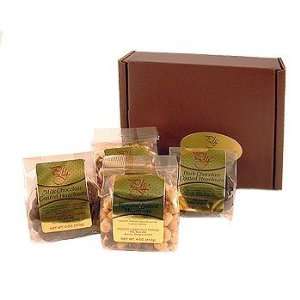 Assorted Hazelnuts Gift Box Roasted, Salted and Chocolate Coated 