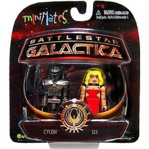 Battlestar Galactica Modern Minimates 2 Pack Series 1 Cylon & Six 