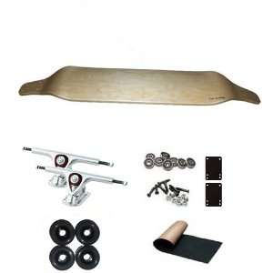  Carve one Blank Natural Drop Down Freeride Longboard 