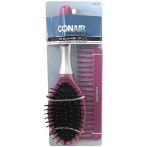  Conair & Comb 2 Tone Cushion Brush (3 Pack) Health 