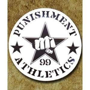  Punishment Athletics Round Star Fist Sticker Automotive