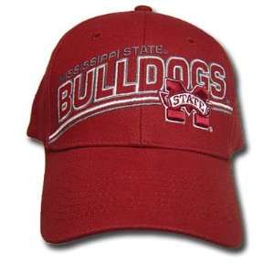 NCAA OFFICIAL MISSISSIPPI BULLDOGS MAROON CAP HAT ADJ:  