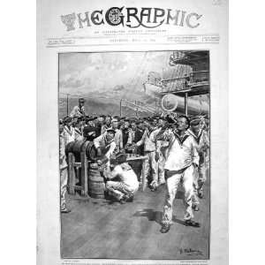  1905 SAILORS BREST BEER FRENCH NAVY WAR SHIP YVES GUYOT 
