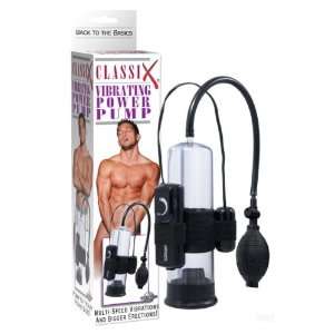  Classix Vibrating Power Pump Black (SIZE ) Health 