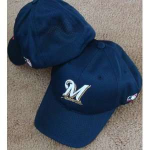   Med/Lg Milwaukee BREWERS Home Navy BLUE Hat Cap Mesh: Everything Else