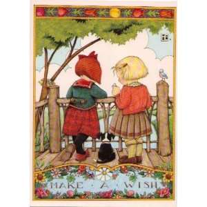  Mary Engelbreit Make a Wish 1987 Greeting Card 5x7 with 