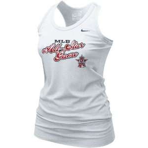 Nike 2010 MLB All Star Game Ladies White 7th Inning Stretch Tank Top 