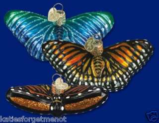 ONE BLUE BUTTERFLY ORNAMENT AT A TIME ONLY IN THIS LISTING THE BLUE 