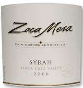Zaca Mesa Santa Ynez Valley Syrah 2006 