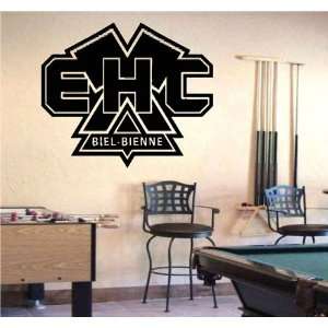   Mural Vinyl Sticker Sports Logos Nla ehc Biel (S1861): Home & Kitchen